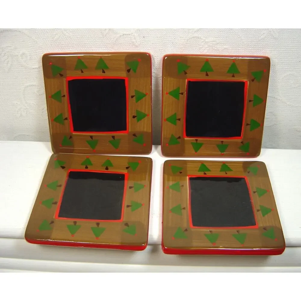 PFALTZGRAFF CAMP JINGLES CERAMIC COASTERS-SET OF 4-2009-4